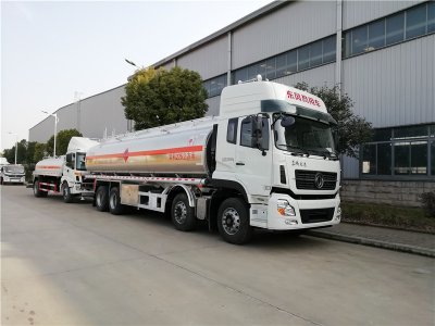 東風天龍前四后八23.5方運油車，20.3噸油罐車